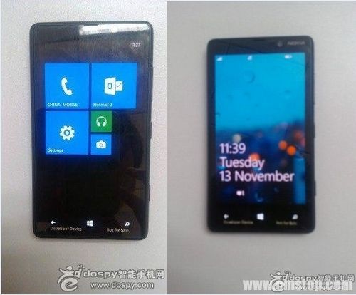 820升级版 诺基亚Lumia825真机谍照曝光