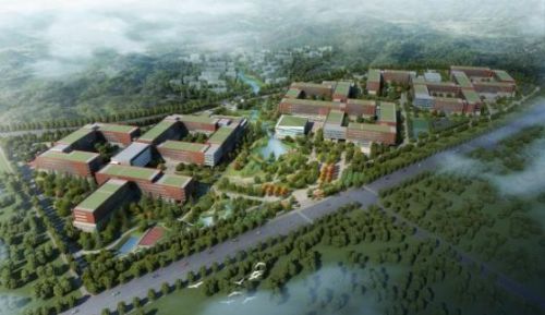 海信崂山研发基地鸟瞰图