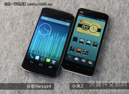 谁更发烧 谷歌Nexus 4/小米2对比评测2