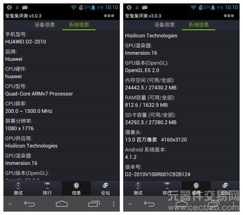 华为D2评测：海思四核性能不佳发热量大0