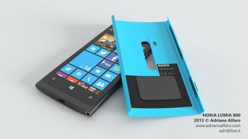 诺基亚Lumia 880曝光 可换背壳分辨率高1