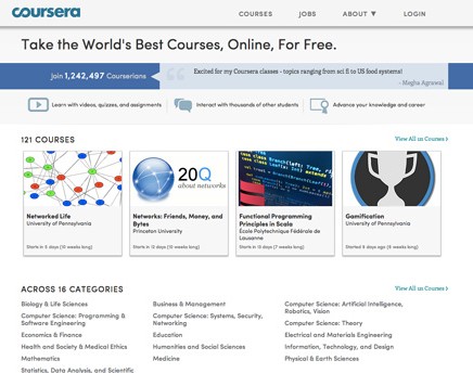 coursera:一场教育海啸!