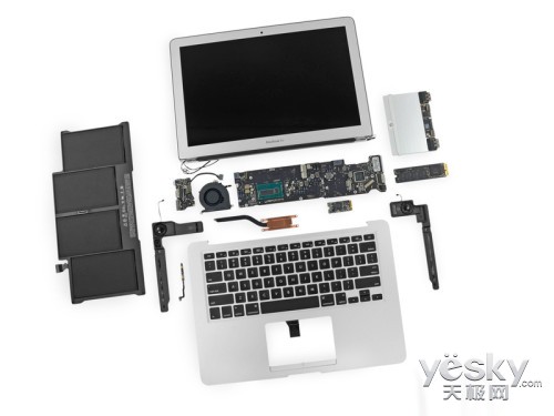 2013款MacBook Air拆解 内部构造变化不大3