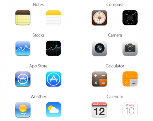 [图]iOS 7图标变化成焦点 实际对比一下最明显3
