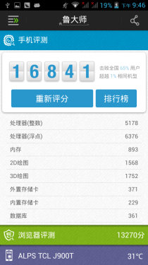 移动TD/四核/性价比高 TCL J900T评测10