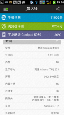 5.5英寸屏/支持同屏多窗 酷派5950评测9