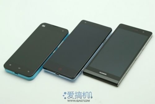 四核硬碰硬 Z5 mini、小米2S、Ascend P6横评2