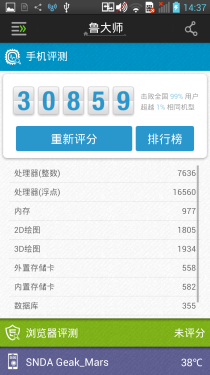  顶级夏普鹰眼屏幕 盛大GEAK Mars评测8