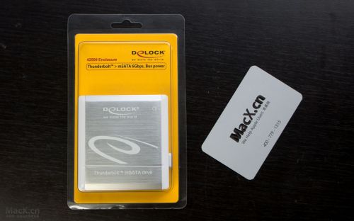 Delock SSD固态硬盘盒评测：Thunderbolt & mSATA0