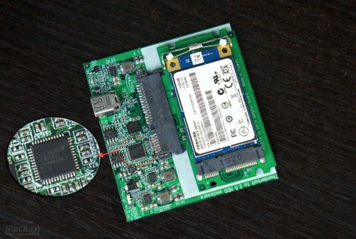 Delock SSD固态硬盘盒评测：Thunderbolt & mSATA11