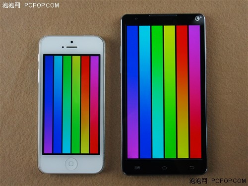 究竟有多炫?炫影SII/iPhone5屏幕对比7