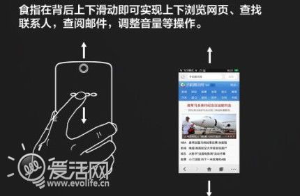 Oppo N1背部触摸细节解析：单手操作大屏机时代来临3