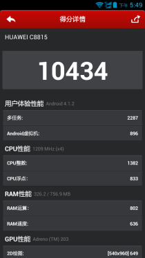 千元四核电信单卡新贵 华为C8815评测22