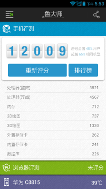 千元四核电信单卡新贵 华为C8815评测18