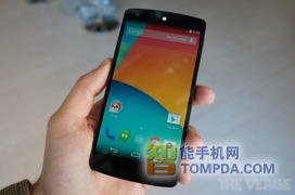 谷歌五太子驾到 4.95寸Nexus 5真机试玩2