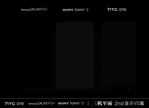 HTC One Galaxy S4 Xperia Z屏幕效果对比评测  6