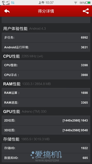 开启2K新篇章 vivo Xplay3S详细评测(图)8