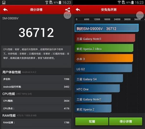 三星GALAXY S5评测：摄像头+防水体验出色1