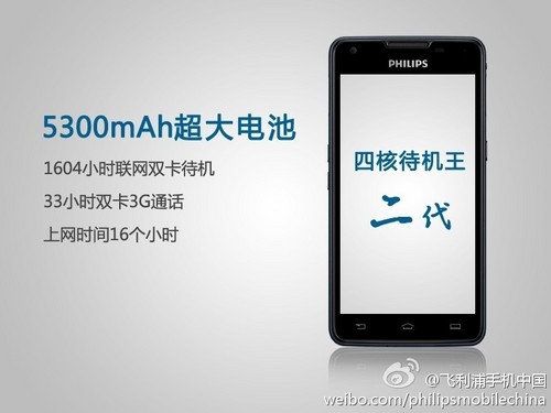 5300mAh 飞利浦再发"待机王"1