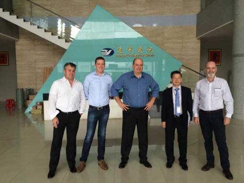 沃达丰澳洲首席技术官参观通宇通讯
