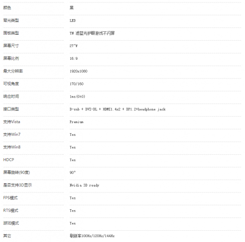 BenQ XL2720Z 评测 1