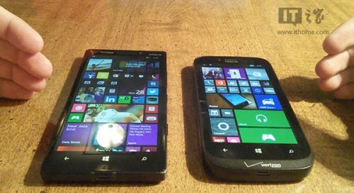 升级WP8.1后,Lumia Icon和Lumia822速度对比