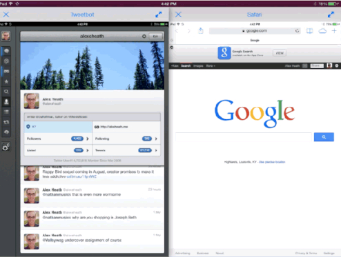 iOS 8加入分屏多任务功能 为iPad Pro服务