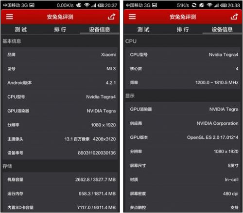 锤子手机T1/小米3评测对比：千元差价区别在哪儿？0