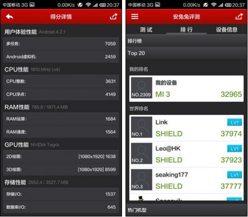 锤子手机T1/小米3评测对比：千元差价区别在哪儿？2