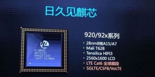 华为推海思麒麟920八核处理器 性能超骁龙80