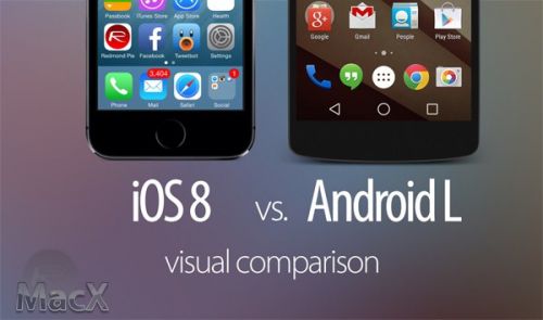 iOS 8 和 Android L 系统对比, 谁家的设计师胜出?0