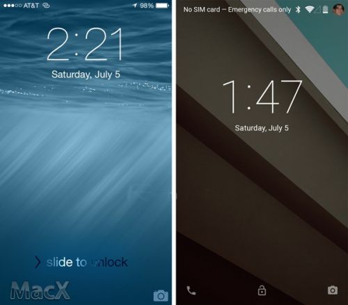 iOS 8 和 Android L 系统对比, 谁家的设计师胜出?1