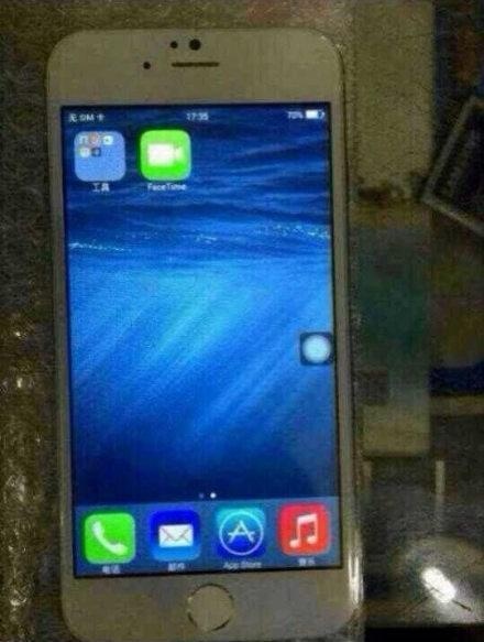 苹果iPhone 6开机画面首次曝光 搭载iOS 8系统
