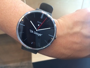 现场体验Moto360: 块头大 美到哭1