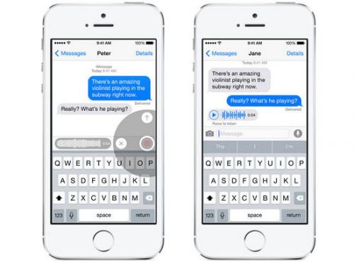 iOS 8新功能解读：语音信息及群组对话1