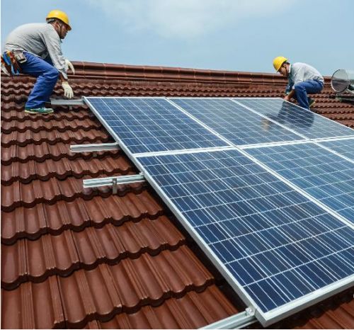 浙江慈溪首户农村居民屋顶光伏发电装置顺利并