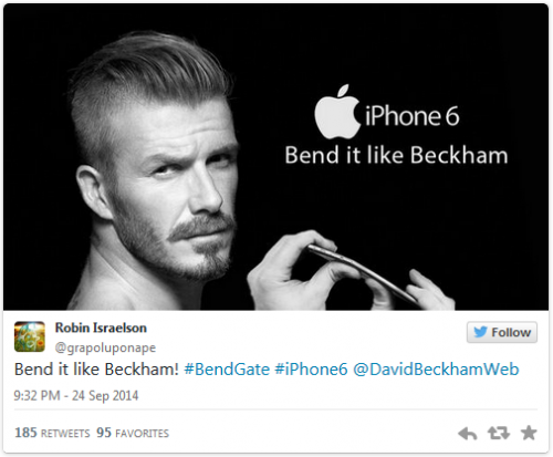 全民恶搞iPhone6 弯成这样苹果知道吗?