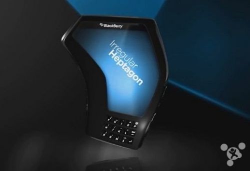 亮瞎,黑莓七边形概念机来袭