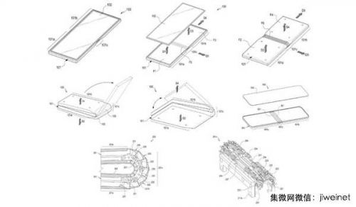三星新专利曝光：可弯曲屏幕加机械铰链，创意感十足0