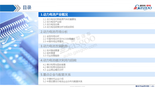  动力电池产业全面分析1