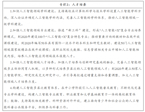 《高等学校人工智能创新行动计划》1