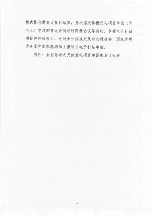 河北率先印发分布式光伏指导意见：今年指标为670MW5