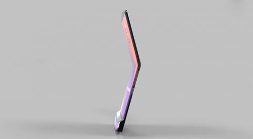 Moto刀锋概念新机:可折叠柔性屏 超薄翻盖设计