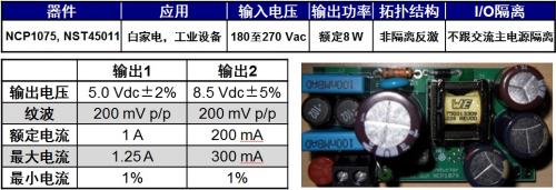 用于低功率应用的高能效AC-DC开关稳压器方案1