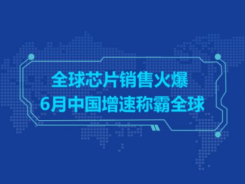 全球芯片销售火爆 6月中国增速称霸全球0