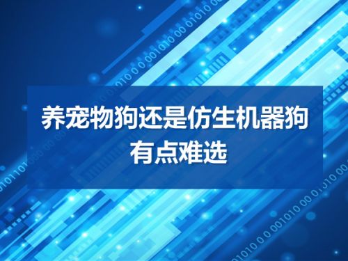 养宠物狗还是仿生机器狗 有点难选0