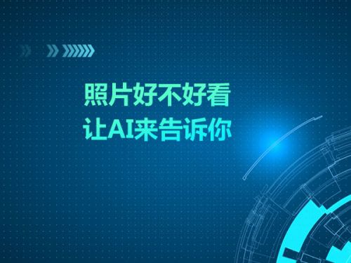 照片好不好看 让AI来告诉你0