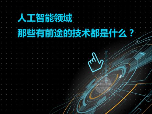 人工智能领域 那些有前途的技术都是什么？0