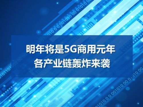 明年将是5G商用元年 各产业链轰炸来袭0