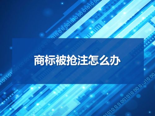 商标被抢注怎么办0